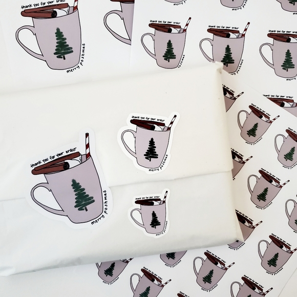 LB053 Merry PoshMas Holiday Sticker [Price Firm] - Picture 7 of 10